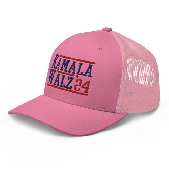 Kamala Harris Tim Walz 24 2024 Retro Hat
