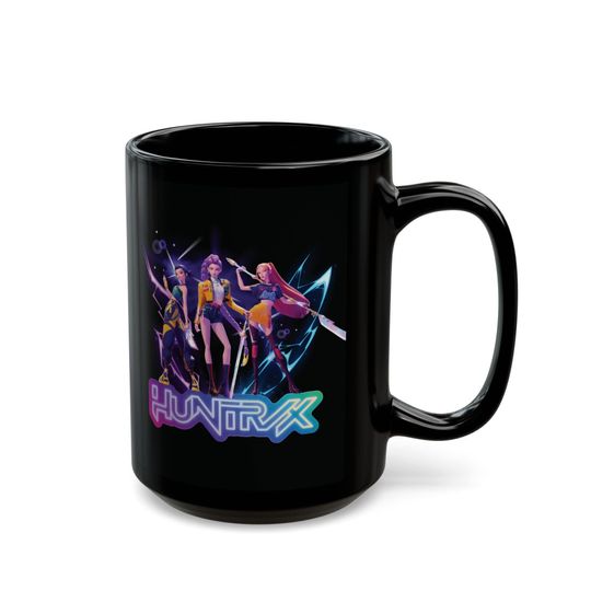 Huntrix Girl KPop Hunters Ceramic Mug, Kpop Idol Group Gift, Coffee Lover Mug
