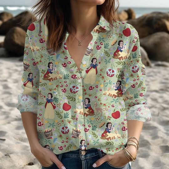 Snow White Women's Blouse, Mother's Day Gift