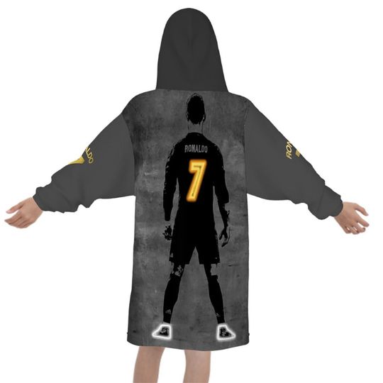 Blanket Hoodie for Kids, Ronaldo Design
