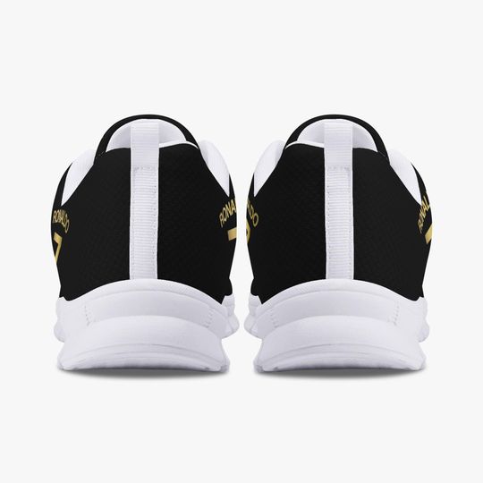 Ronaldo Classic Lightweight Mesh Sneakers - White/Black