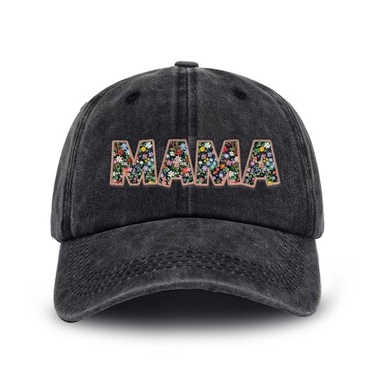 Personalized Mothers Day Embroidered Hat, Mama Vintage Baseball Hat, Gift For New Mom, Pregnancy Announcement, Mothers Day Gift