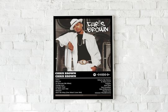 Chris Brown Poster Print | Chris Brown Poster