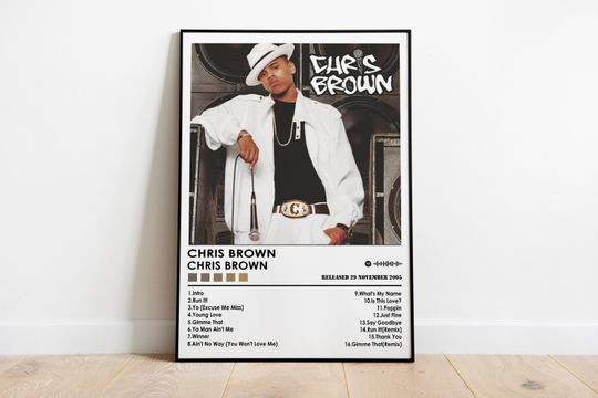 Chris Brown Poster Print | Chris Brown Poster | Music Poster