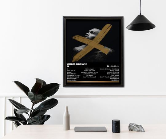 Chris Brown Poster Print | X Poster | Music Poster