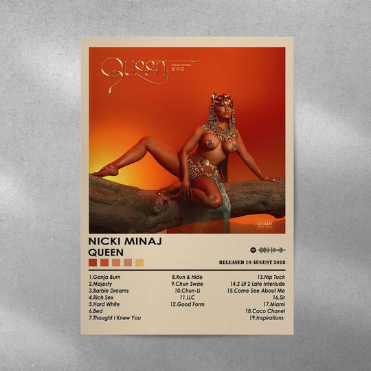 Nicki Minaj Print | Queen Poster | Music Poster