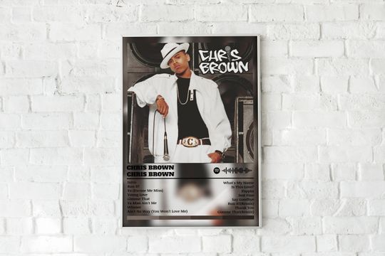 Chris Brown Poster Print | Chris Brown Poster
