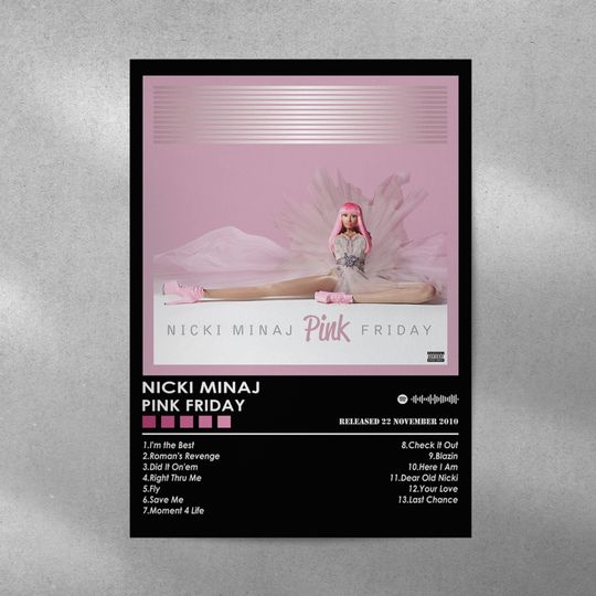Nicki Minaj Poster Print | Pink Friday Poster
