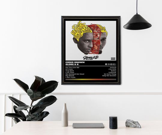 Chris Brown Poster Print | Slime & B Poster