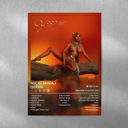 Nicki Minaj Print | Queen Poster | Music Poster