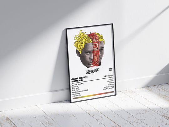 Chris Brown Poster Print | Slime & B Poster
