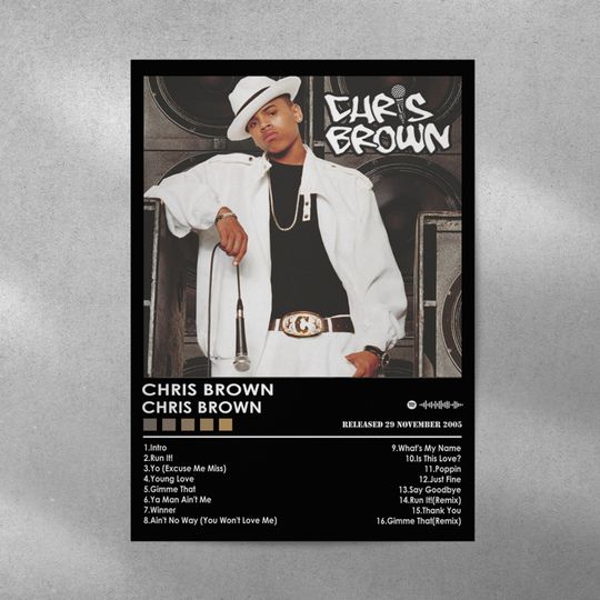 Chris Brown Poster Print | Chris Brown Poster | Music Poster