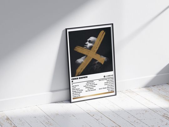 Chris Brown Poster Print | X Poster | Music Poster