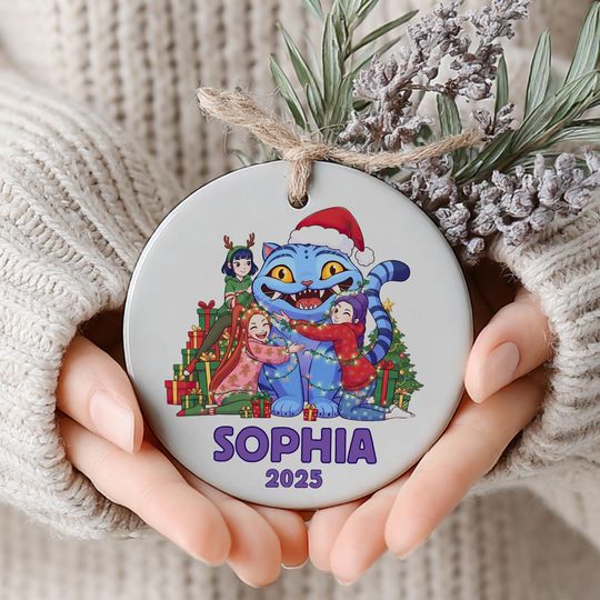 Custom Demon Hunters Ceramic Ornament, Personalized KPOP Ornament 2025