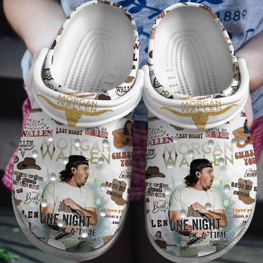 Wallen Western Foam Clogs, Last Night Edition, Holiday Present, Gift for Music Lovers