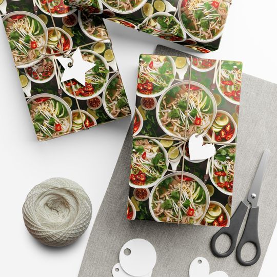 Pho Gift wrap: Soup Wrapping Paper