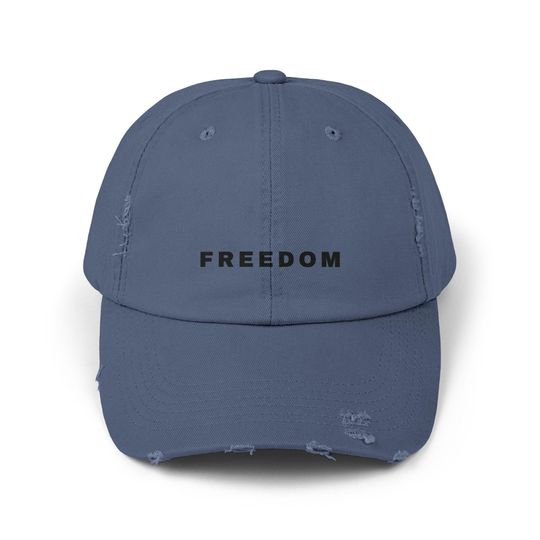 Charlie Kirk Distressed Cap, Freedom Cap, Rest in Peace Charlie Kirk Hat, Remembering Charlie Kirk Cap