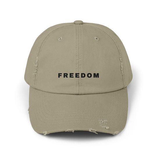 Charlie Kirk Distressed Cap, Freedom Cap, Rest in Peace Charlie Kirk Hat, Remembering Charlie Kirk Cap