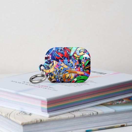 Stylish Street Art Abstract Graffiti AirPods Case