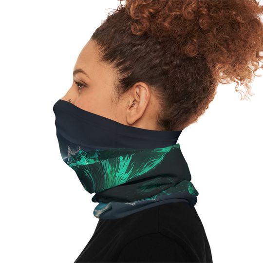 Ocean Wave Moisture-Wicking Neck Gaiter Face Cover