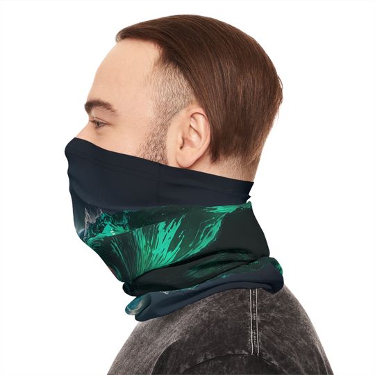 Ocean Wave Moisture-Wicking Neck Gaiter Face Cover