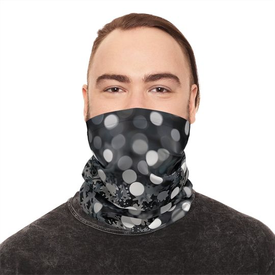 Lights Theme Unisex Microfiber Neck Gaiter