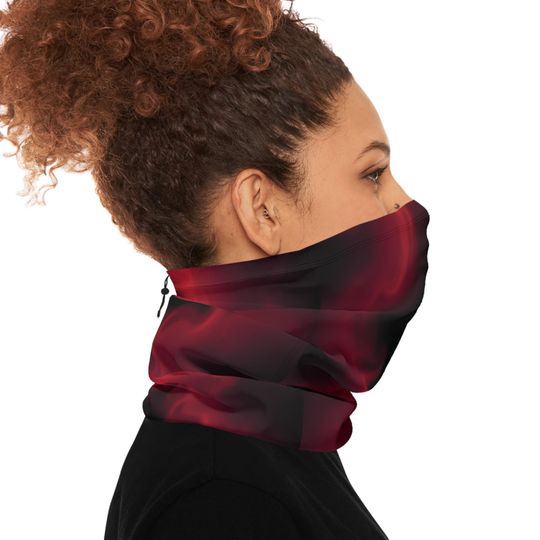 Flame Pattern Adjustable Winter Neck Gaiter Scarf