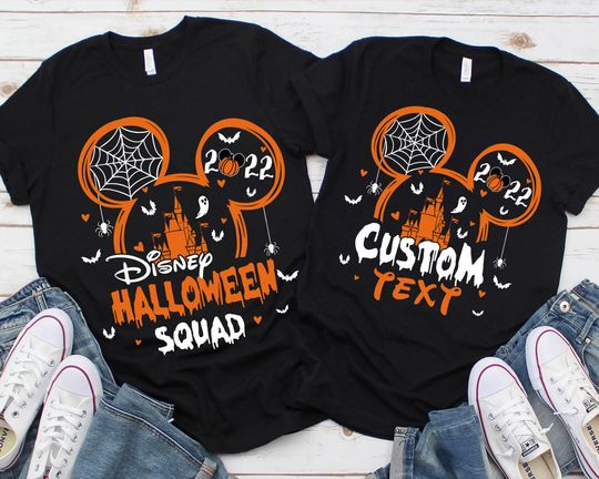 Custom Text Disney Halloween 2022 Shirt