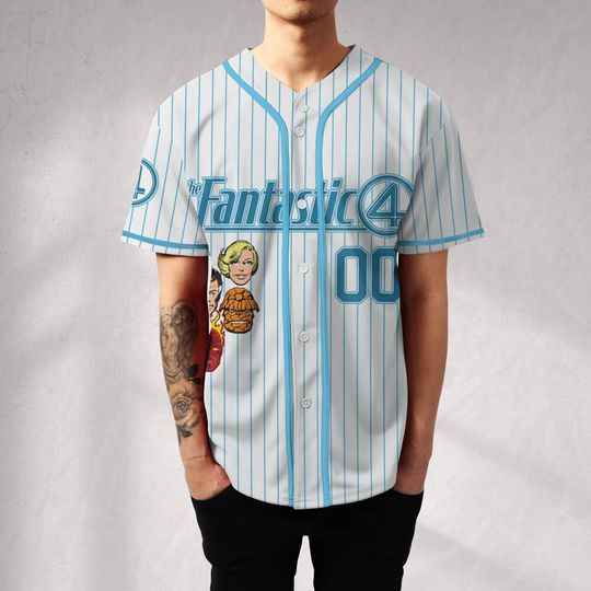 Custom Fantastic Four Jersey – Classic Comic Shirt with Personalized Name