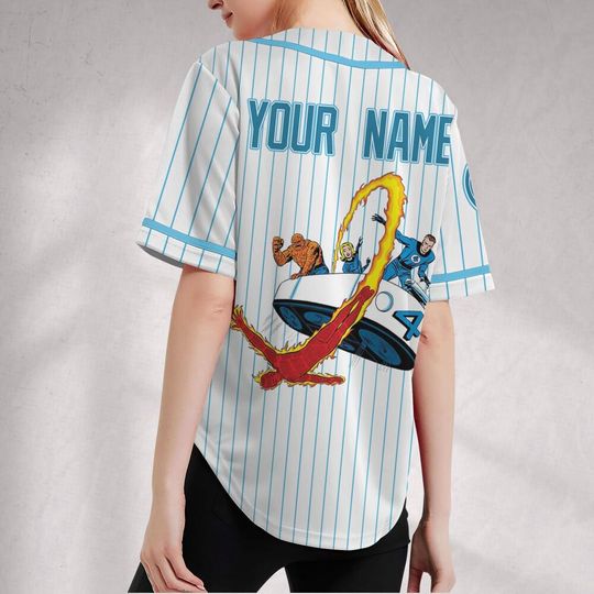 Custom Fantastic Four Jersey – Classic Comic Shirt with Personalized Name