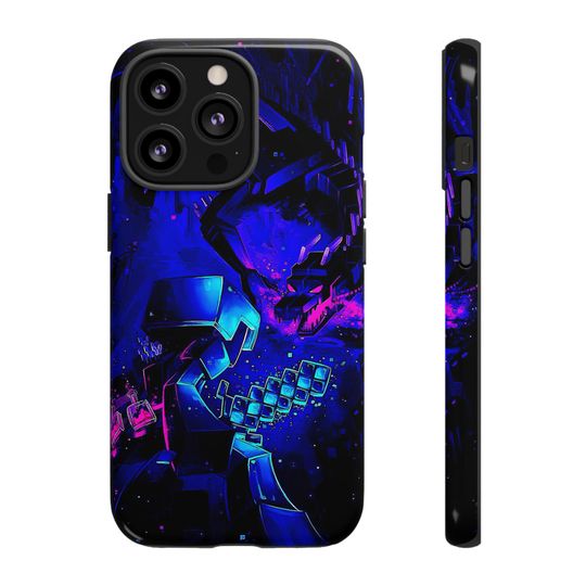 Ender Dragon Fight iPhone Tough Case Inspired by Minecraft for iPhone