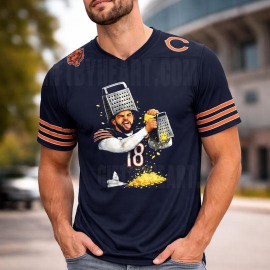 Caleb Williams Cheese Grater Football Jersey ,Caleb Williams Meme Football Jersey