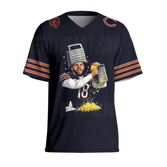 Caleb Williams Cheese Grater Football Jersey ,Caleb Williams Meme Football Jersey
