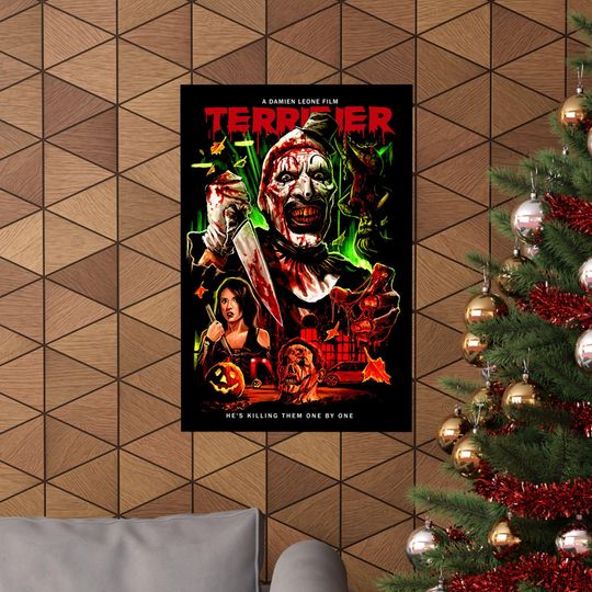 Terrifier matte movie poster featuring Art the Clown | High quality paper