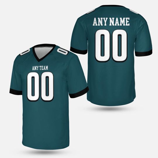 Personalized Philadelphia Team Eagles Football Jersey, Gameday Fan Outfit, Football Gift for Him