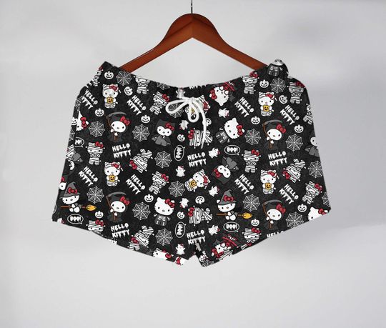 Hello Kitty Hawaiian Shirt, Cute Summer Hello Kitty Button Up Shirt