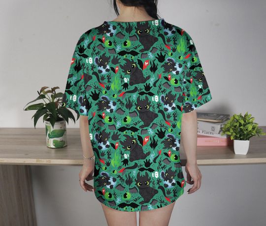 Toothless T-shirt Dragon Vintage Shirt Funny Graphic Tshirt