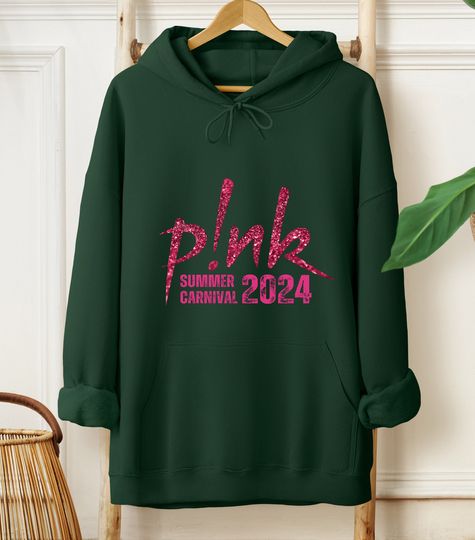 Pink Tour Hoodie, Concert Hoodie for the Summer Carnival Tour 2024, Summer Carnival 2024