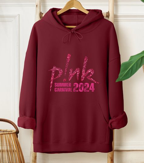 Pink Tour Hoodie, Concert Hoodie for the Summer Carnival Tour 2024, Summer Carnival 2024