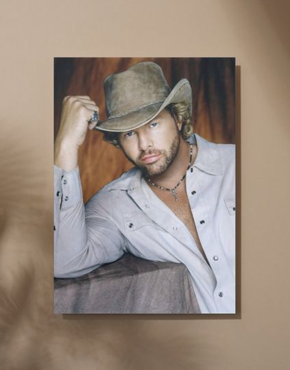 Toby Keith metal poster