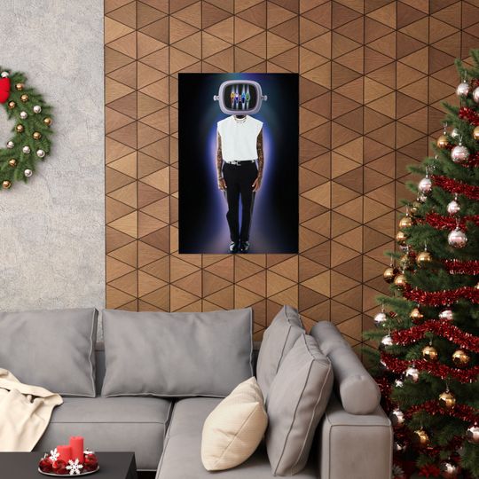 Chris brown 11:11 tour matte vertical poster