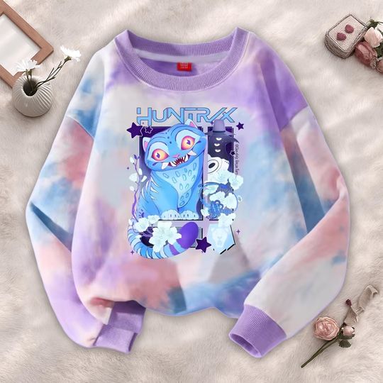 Cute Demon Hunter Tiger 3D Print Sweatshirt for Kpop Fans