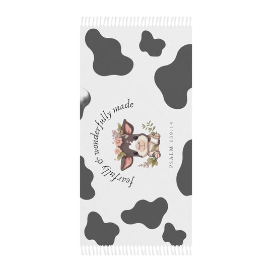 Boho Beach Cloth-Cow