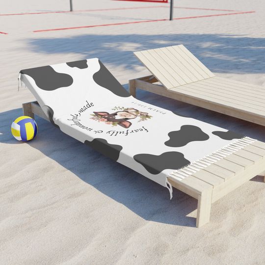 Boho Beach Cloth-Cow