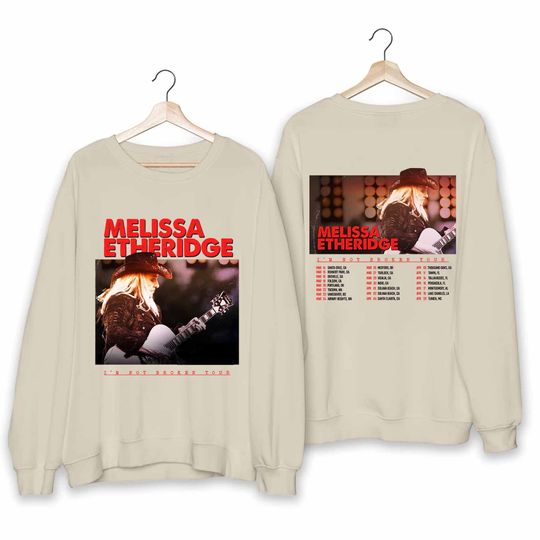 Melissa Etheridge I'm Not Broken 2024 US Tour Shirt