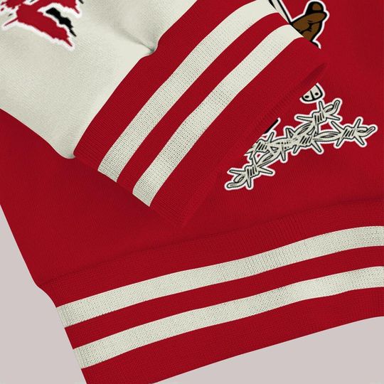2025 High OG Cinnabar 1s Varsity Jacket, Trust No One Baseball Jackets