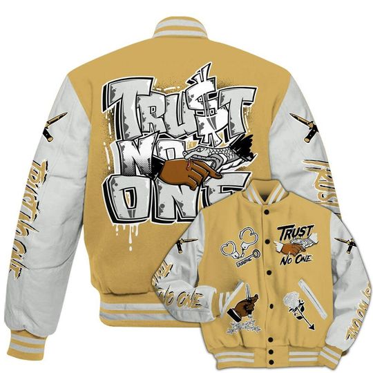 Craft Paris 6s Varsity Jacket, Trust No One Baseball Jackets