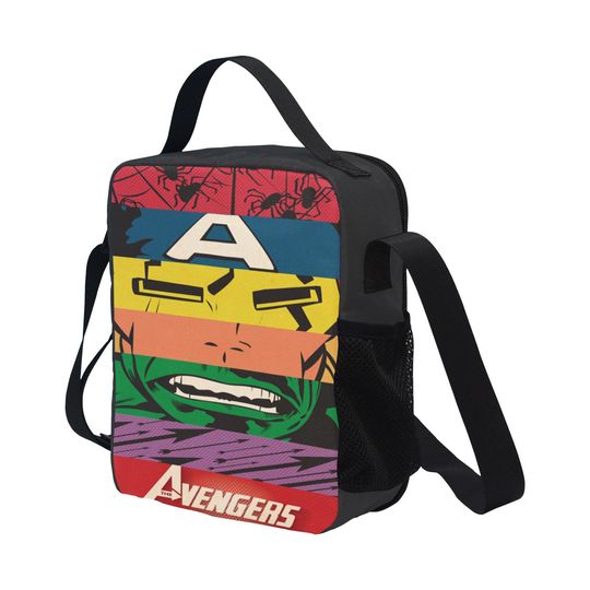 Character Marvel Group Print Crossbody Bag