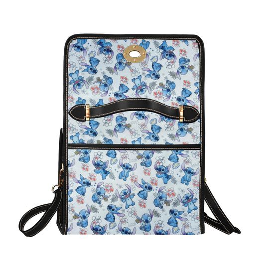 Character Stitch Blue Lock bag (black shoulder strap, black edging)