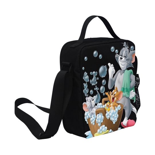 Character cat and mouse Crossbody Bag